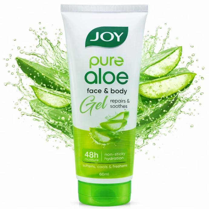 Joy pure Aloe Vera Face  and body Wash for Summers  60 ml pack of 1