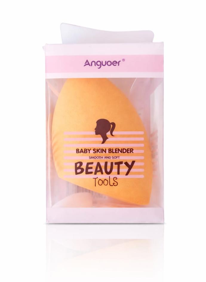 Anguoer orange Makeup Buddy Beauty Blender for Face Makeup  Reusable  MultiUse Beauty Blender  pack of 1