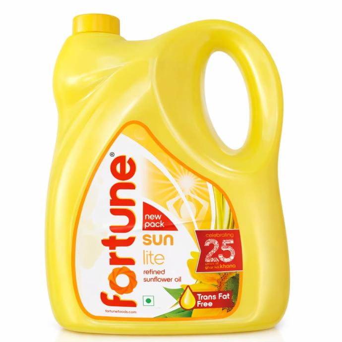 Fortune refined sunflower oil 5L jar