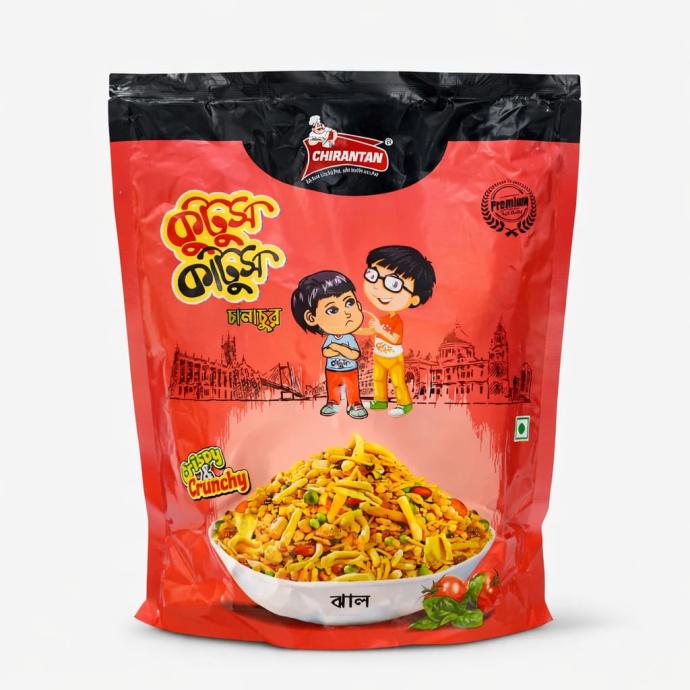 Chirantan  kutus katus crispy and crunchy chanachur 455 gm pack of 1