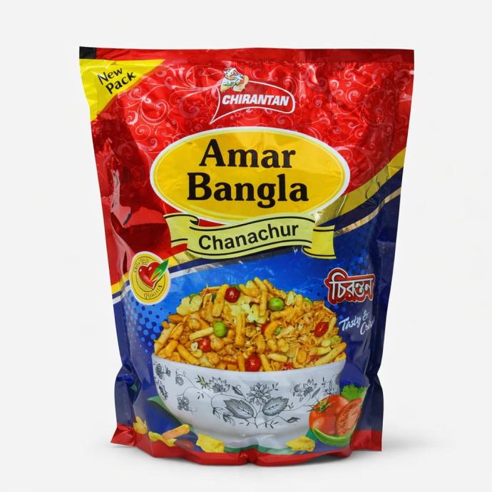 Chirantan amar bangla  cerispy and tasty chanachur 455 gm pack of 1