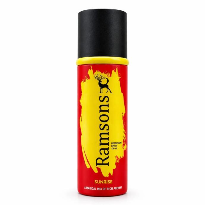 Ramsons sunrise deodorant spray for men and women 130 ml pack of 1