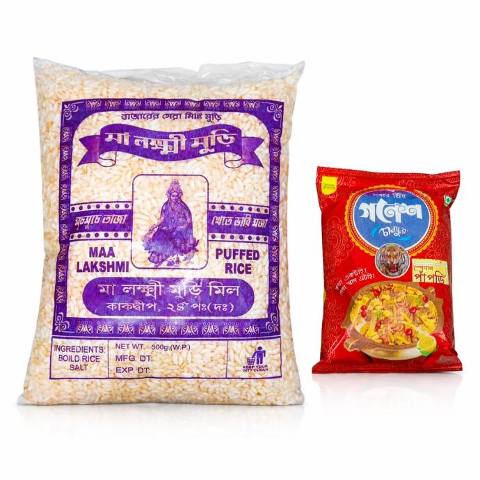 Maa laxmi moori 500 gm with ganesh chanachur 500 gm each pack of 1