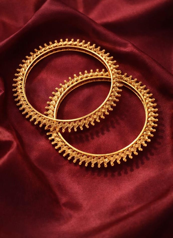 Gold plated kankan set