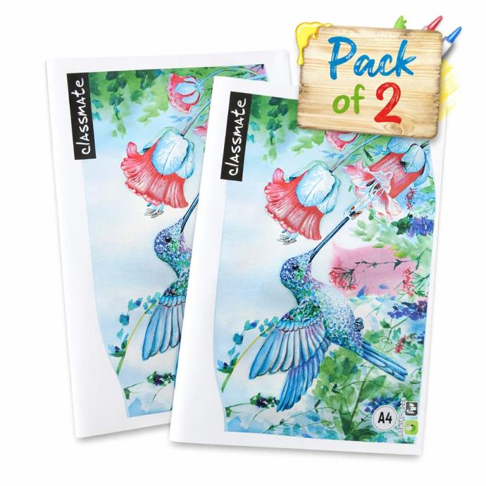 Classmate A4 paper size drawing book pack of 2