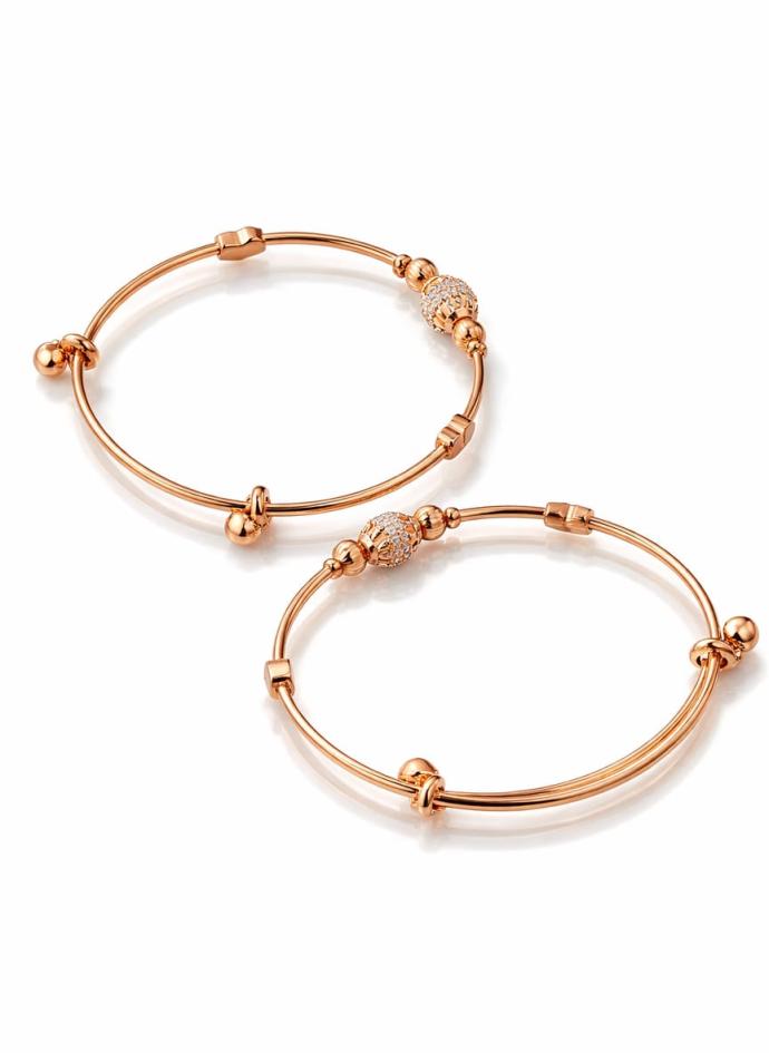 Goldplated stylish bangles for women and girls