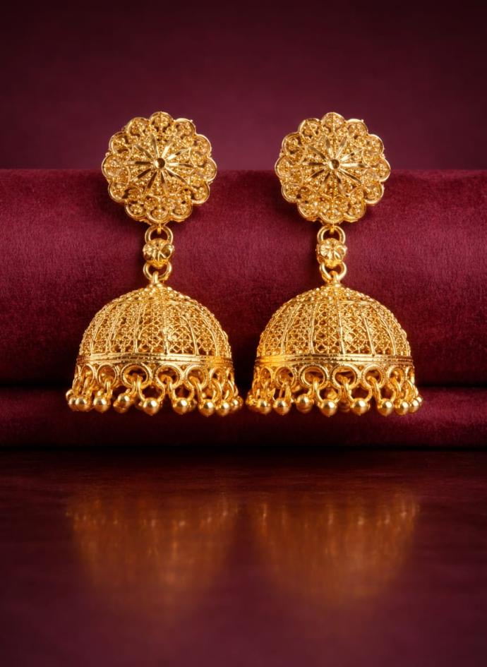 Gold plated beautiful earring for girl and women