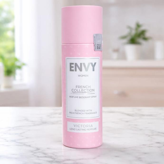 ENVY Victoria French Collection Perfume Deodorant Spray  120ML  Best Luxury Fragrance Deo For Women