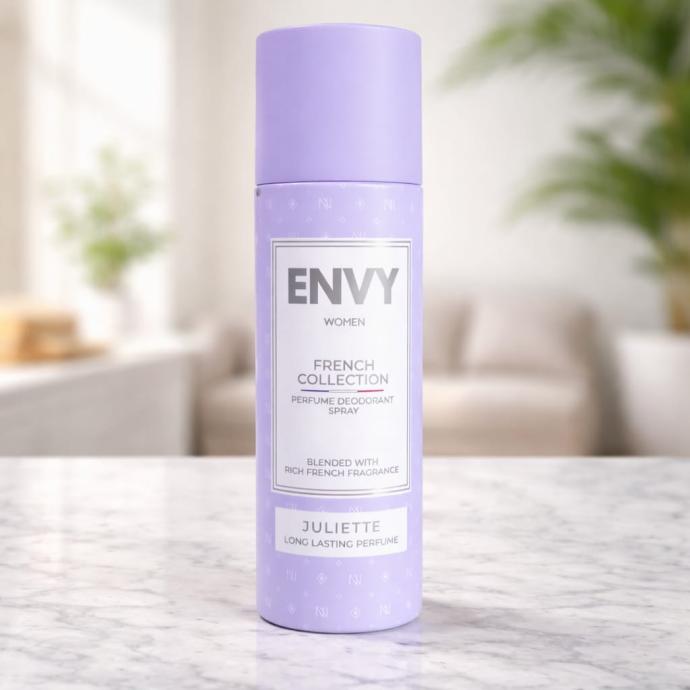 ENVY Juliette French Collection Perfume Deodorant Spray  120ML  Best Luxury Fragrance Deo For Women