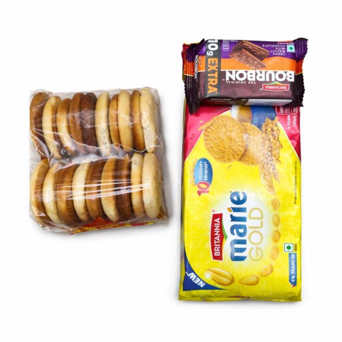 Britania marie gold 400 gm,suji biscuit pack of 2