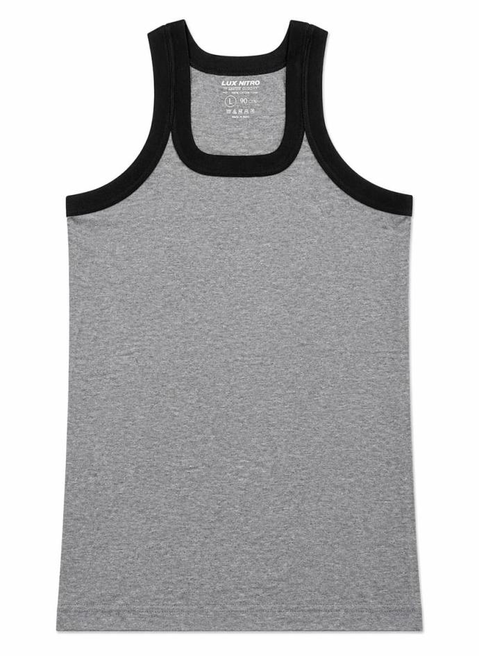 Grey color cotton ganji,sando,baniyan,vest for men