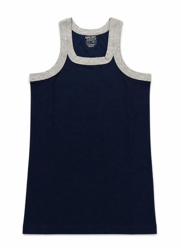 Navy blue color cotton ganji,sando,baniyan,vest for men