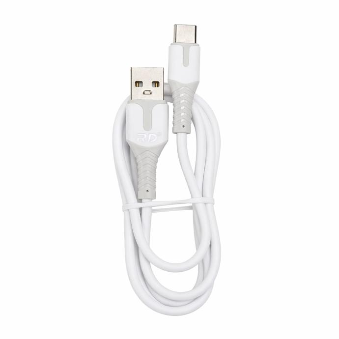 Type C Data Cable for Android white Color 1 meter Length 2.4 Amp