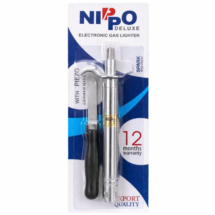 Nippo Steel Gas Lighter