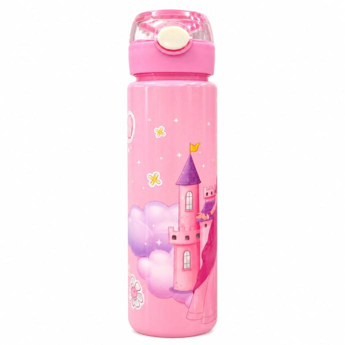 Princess  Design Pink  Kids Water Bottle