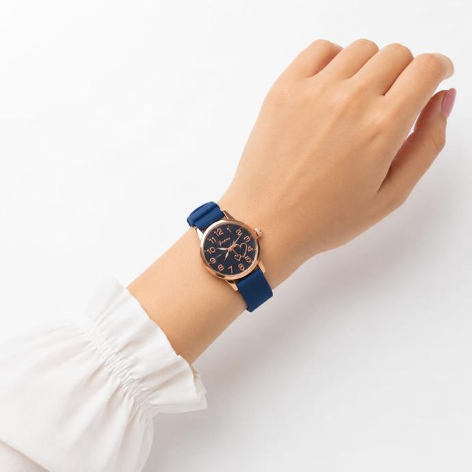 Blue Strap Analog Womens Watch