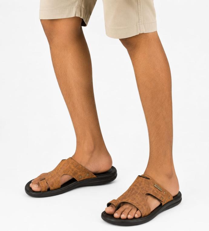 Paragon Mens Casual ToeRing Slide Sandals