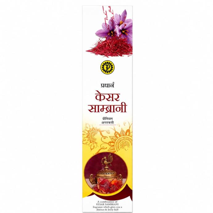 Pradhan Kesar Sambrani Premium Agarbatti