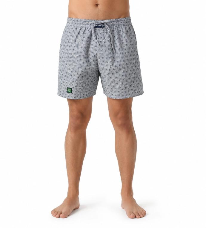 Men's Casual Printed Lounge Shorts with Drawstring