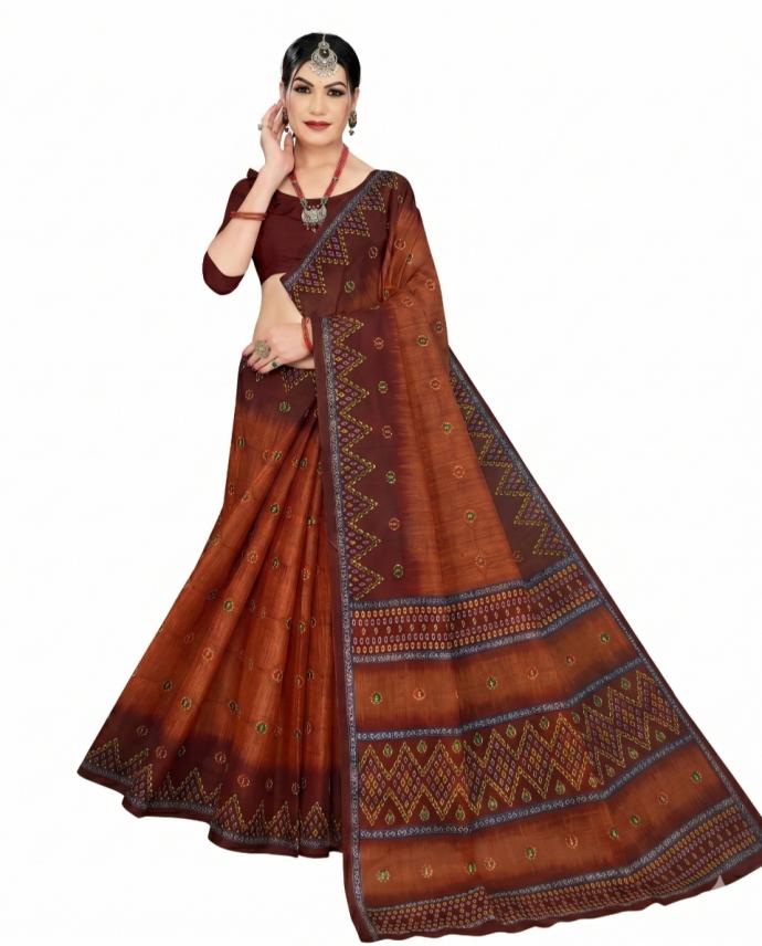 Designer Traditional Printed Saree