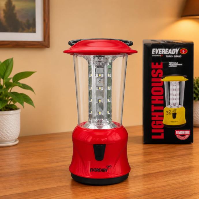 Eveready HL58, Rechargeable 4.8W Emergency Lantern, Overcharge  Deep Discharge Protection, Easy Plug  Play Charging, 360 Lighting su