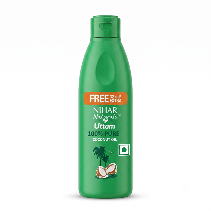 Nihar Naturals Uttam 100 Pure Coconut Oil